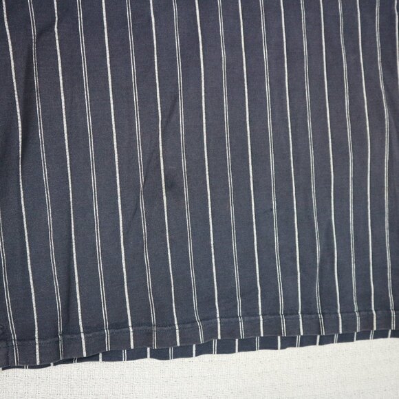 Chaps Ralph Lauren Stripe Cotton Button Up Polo Shirt Mens XL - Picture 3 of 7